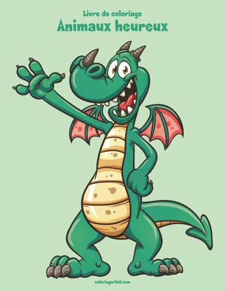 Livre De Coloriage Animaux Heureux 1