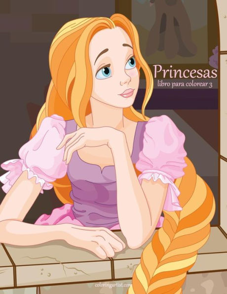 Princesas Libro Para Colorear 3