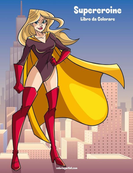 Supereroine Libro Da Colorare 1