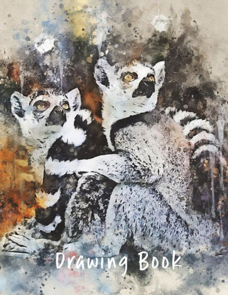 Drawing Book: Lemur 8.5x11 (Drawing Books)