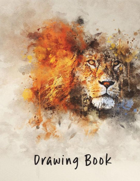 Drawing Book: Lion 8.5x11 (Drawing Books)