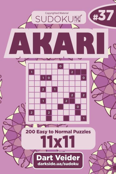 Sudoku Akari - 200 Easy To Normal Puzzles 11X11