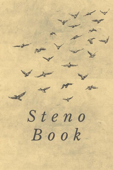 Steno Book: Gregg Shorthand Paper Birds