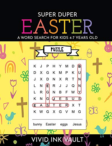 SUPER DUPER Easter - A Word Search for Kids 4-7 Years Old (Holiday Word Searches for 4-7 Year Old Children)