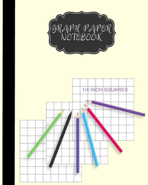 Graph Paper Notebook 1/4 inch squares: Graph Paper Composition Book For Children and Women 8 x 10 inch, 122 Pages (Graph Notebook)