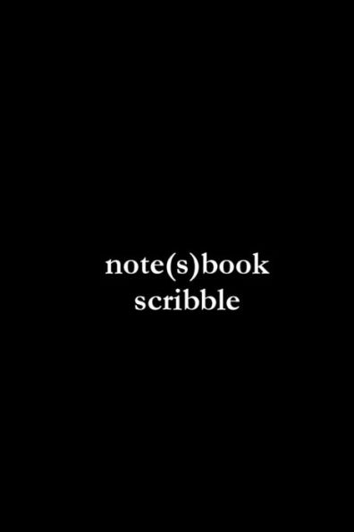Note(S)Book Scribble