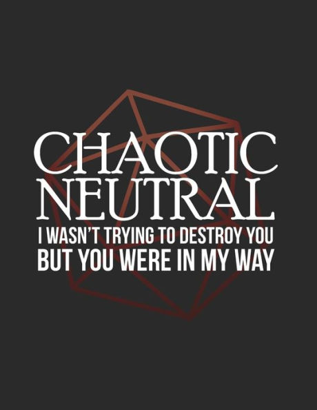 Chaotic Neutral: RPG Alignment Themed Mapping and Notes Note