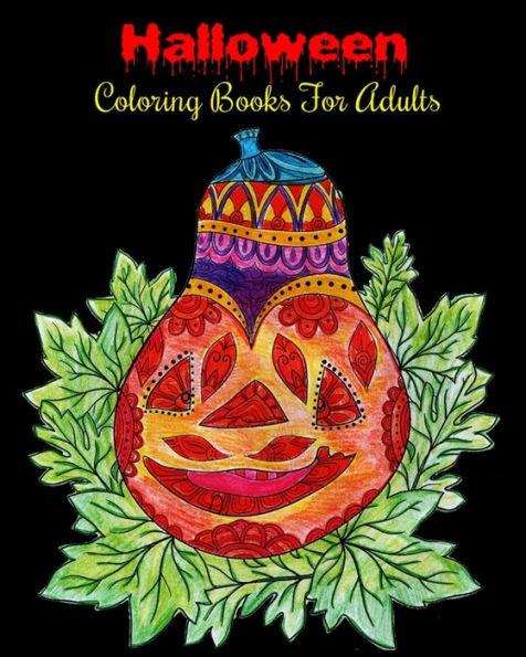 Halloween Coloring Books For Adults: Stress Relieving Halloween Designs (GOREGEOUS Coloring Book)
