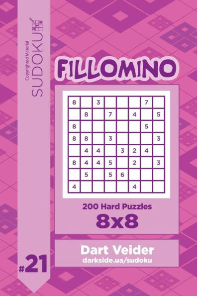 Sudoku Fillomino - 200 Hard Puzzles 8X8