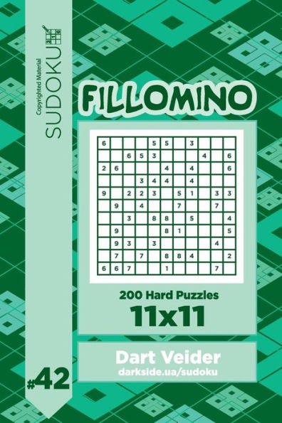 Sudoku Fillomino - 200 Hard Puzzles 11X11