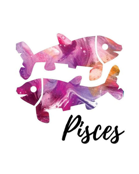 Pisces : Pisces Cornell Notes Purple