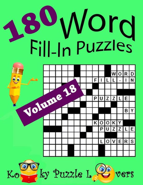 Word Fill-In Puzzles, Volume 18, 180 Puzzles