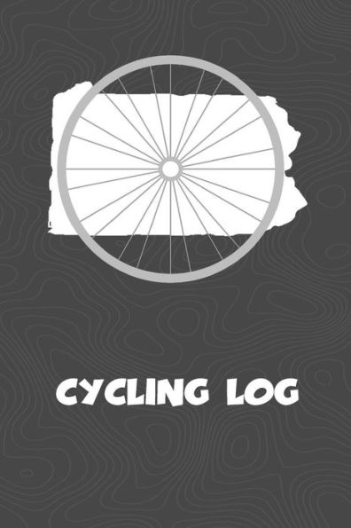 Cycling Log: Pennsylvania Cycling Log for tracking and monitoring your workouts and progress towards your bicycling goals. A great fitness resource ... Bicyclists will love this way to track goals!