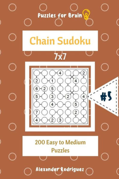 Puzzles For Brain - Chain Sudoku 200 Easy To Medium Puzzles 7X7