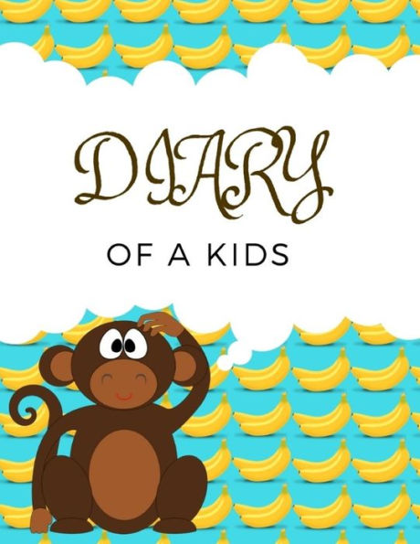 Diary Of a Kids: Ages 4-8 Childhood Learning, Preschool Activity Book 100 Pages Size 8.5x11 Inch - 9781728648095