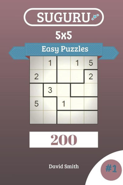 Suguru Puzzles - 200 Easy Puzzles 5X5
