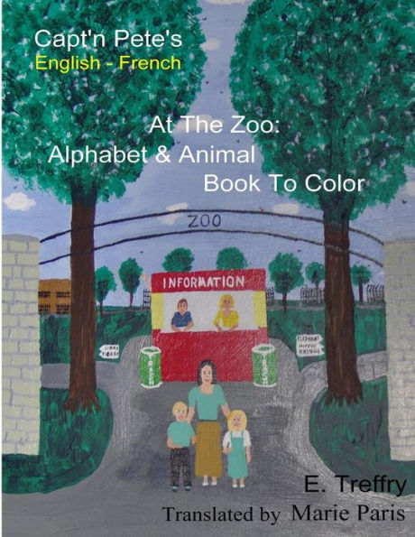 Capt'n Pete's A-B-C Animal Coloring Book - French