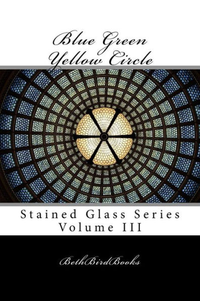 Blue Green Yellow Circle (Stained Glass Series)