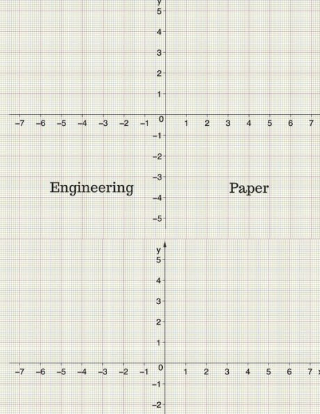 Engineering Paper: Quad Rule graph paper,8.5 x 11 (5x5 graph paper) 100 pages