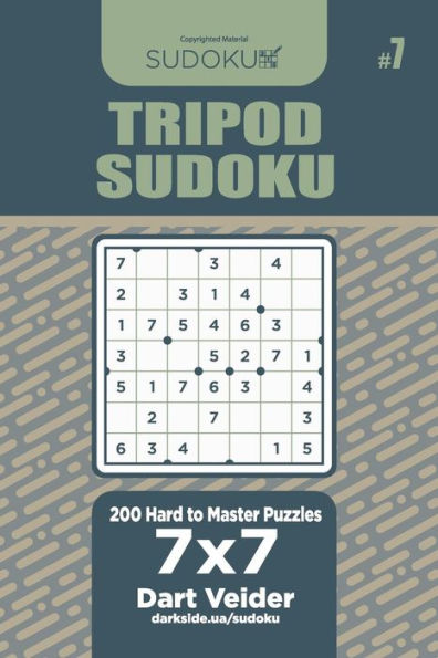 Tripod Sudoku - 200 Hard To Master Puzzles 7X7