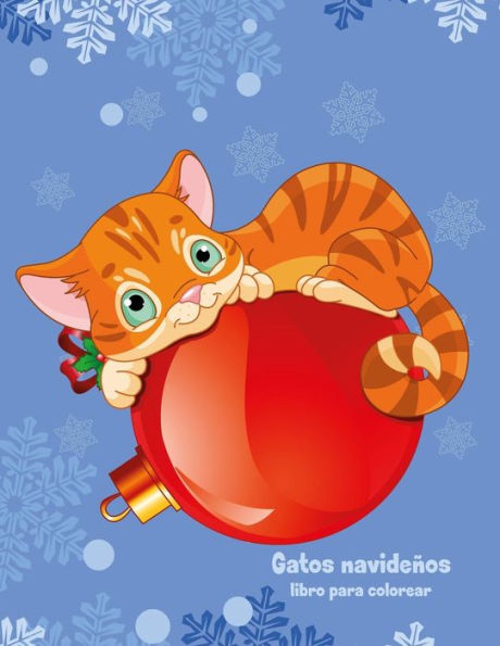Gatos navide?os libro para colorear 1 (Spanish Edition)