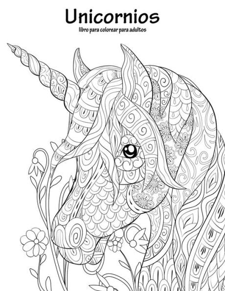 Unicornios Libro Para Colorear Para Adultos 1