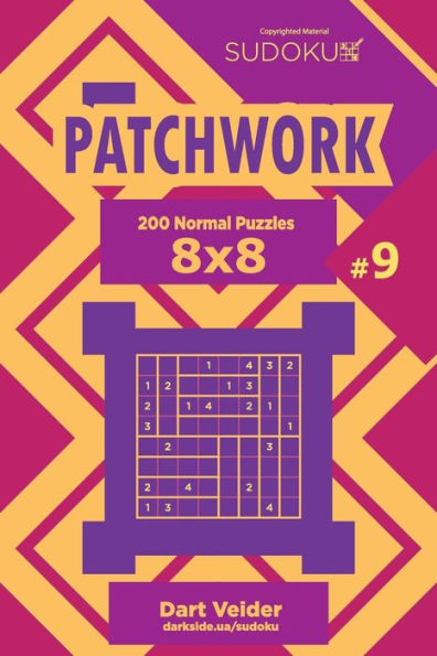 Sudoku Patchwork - 200 Normal Puzzles 8X8