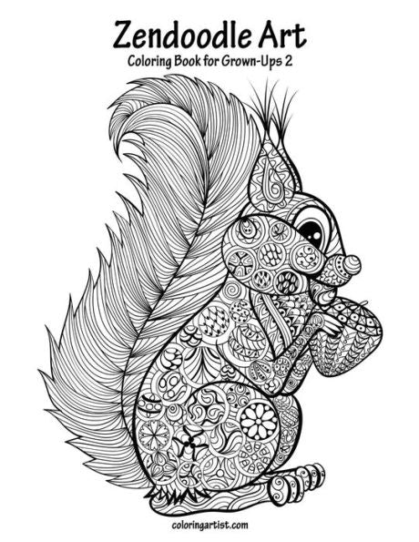 Zendoodle Art Coloring Book For Grown-Ups 2