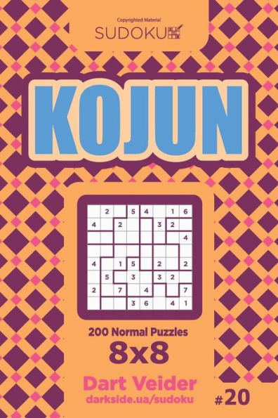 Sudoku Kojun - 200 Normal Puzzles 8X8