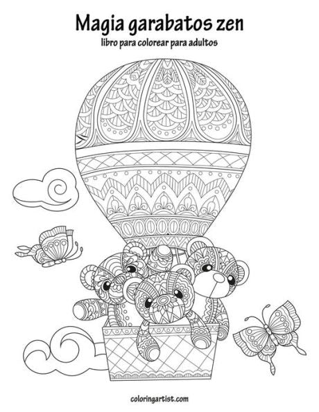 Magia Garabatos Zen Libro Para Colorear Para Adultos 1