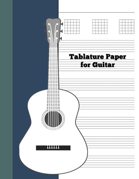 Tablature Paper For Guitar - 9781730875052