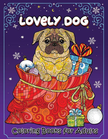 Lovely Dog Coloring Book For Adults : New Collection
