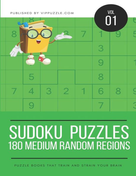 Sudoku Puzzles - 180 Medium 9X9 Random Regions