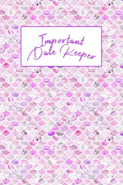 Important Date Keeper: Mermaid Scales