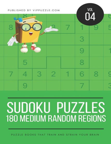 Sudoku Puzzles - 180 Medium Random Regions - 9781731495228