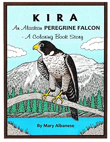 Kira, an Alaskan Peregrine Falcon : A Coloring Book