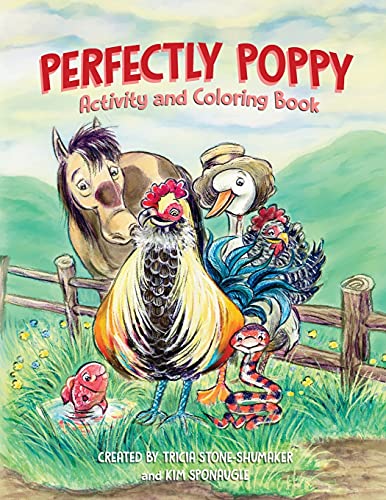 Perfectly Poppy Activity And Coloring Book - 9781736528945