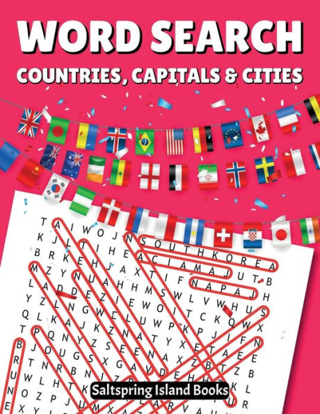 WORD SEARCH: Countries, Capitals & Cities