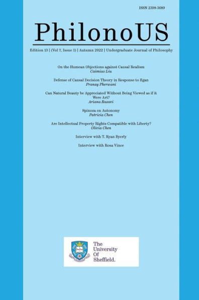 Philonous: The Undergraduate Journal Of Philosophy: Edition 13 (Vol 7, Issue 1) Autumn 2022
