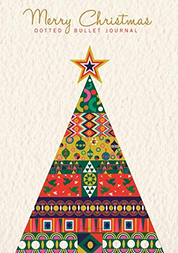 Merry Christmas Dotted Bullet Journal : Cheaper and More Useful Than a Card! (Scandinavian Tree) Medium A5 - 5.83X8.27