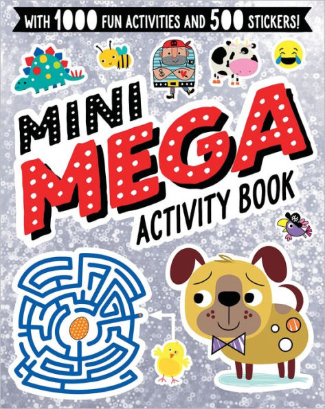 Mini Mega Sticker Book Silver