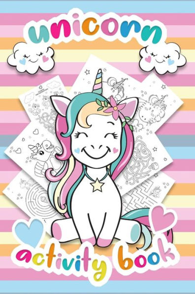 Libro de actividades Unicornio: Libro de actividades para niños con laberintos de unicornios - Libro para colorear para niños - Más de 60 actividades infantiles con unicornios