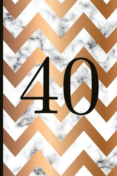 40: A Beautiful 40th Birthday Gift And Keepsake To Write Down Special Moments - 9781791825409