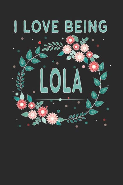 I Love Being Lola: Lovely Floral Design - Makes a wonderful Grandmother Gift.