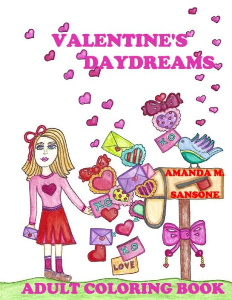 Valentine's Daydreams : Adult Coloring Book