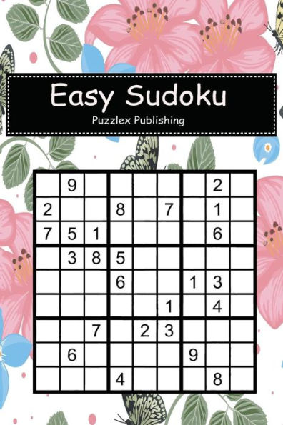 Easy Sudoku: Sudoku Puzzle Game For Beginers With Beautiful Butterfly Flying Colorful Cover