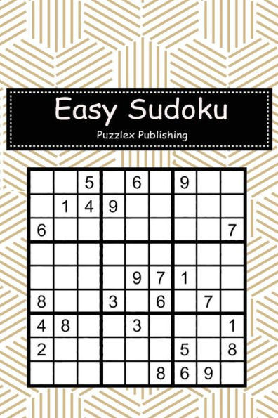 Easy Sudoku: Sudoku Puzzle Game For Beginers With Abstract geometric pattern background cover