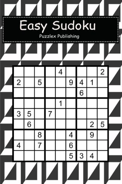 Easy Sudoku: Sudoku Puzzle Game For Beginers With Abstract minimal pattern background cover