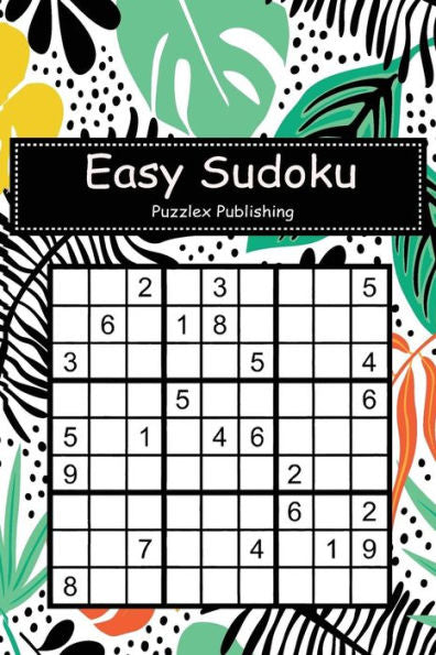 Easy Sudoku: Sudoku Puzzle Game For Beginers With Seamless exotic pattern with tropical plants cover