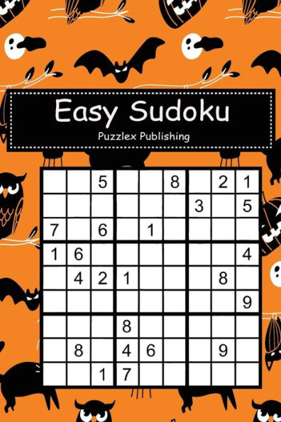 Easy Sudoku: Sudoku Puzzle Game For Beginers With Halloween doodle seamless background cover